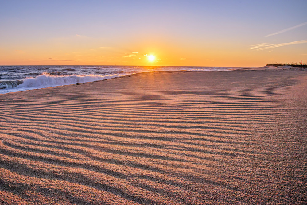 South Beach Wind Sand Ripples Art | Michael Blanchard Inspirational Photography - Crossroads Gallery