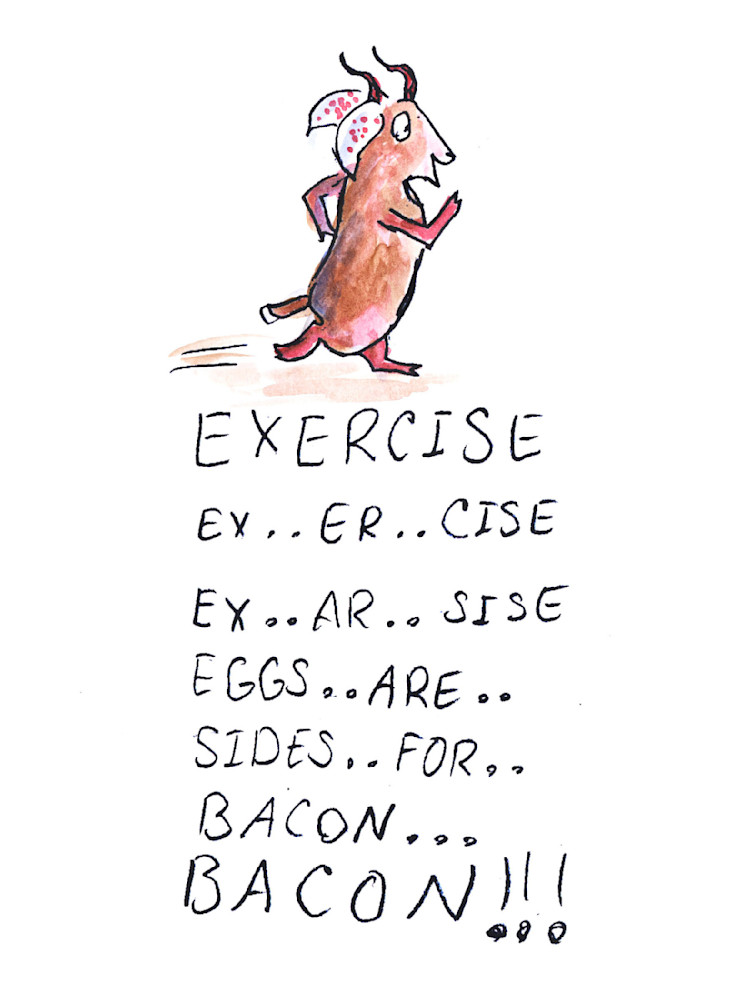Exercise Bacon Art | elizabethhoffman