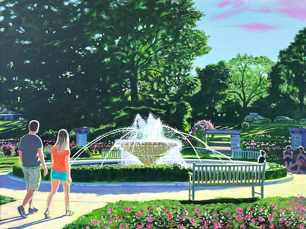 Loose Park Fountain 2 Art | wesbenson