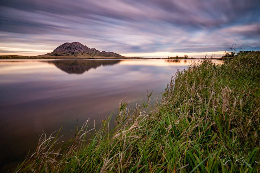 Streaking Clouds Over Bear Butte Photography Art | Kates Nature Photography, Inc.