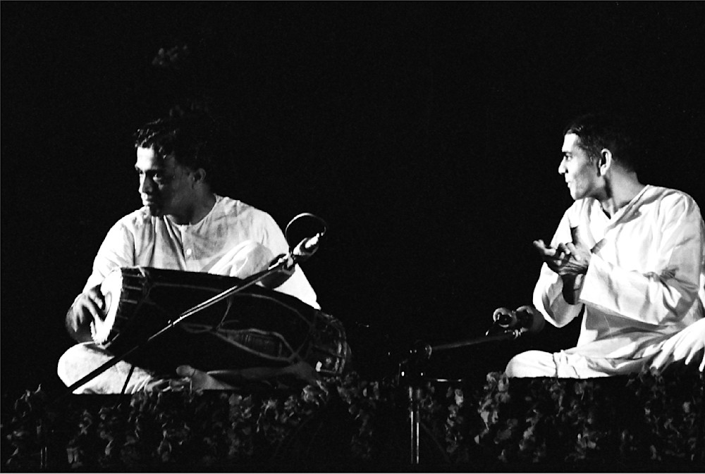 Ravi Shankar performing at Monterey Pop Festival