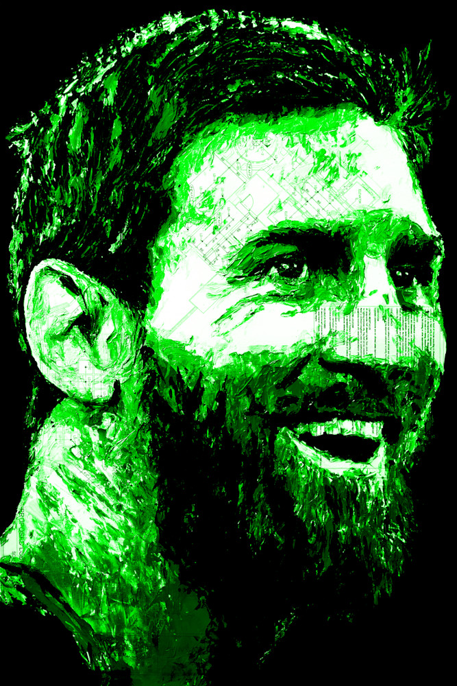 Messi 22 Hr Green Art | HaviArt