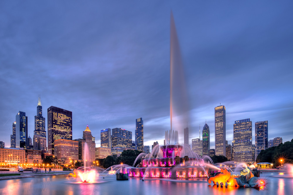 Buckingham Fountain, Chicago Photography Art | 3rdEye Photographic