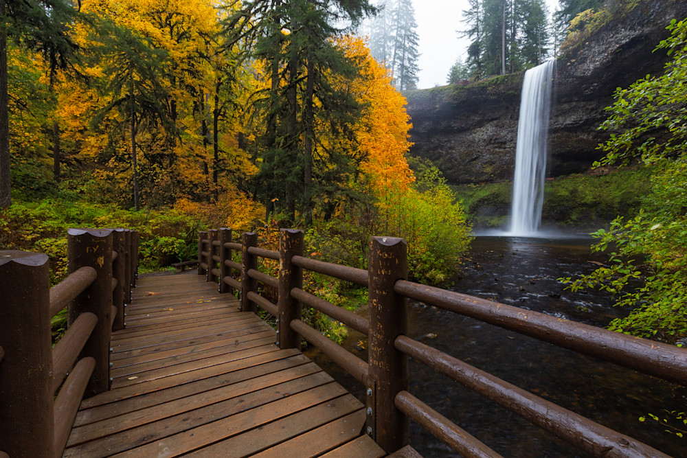 Salt Creek Falls In The Fall Photography Art | Vldn Taylor Photography