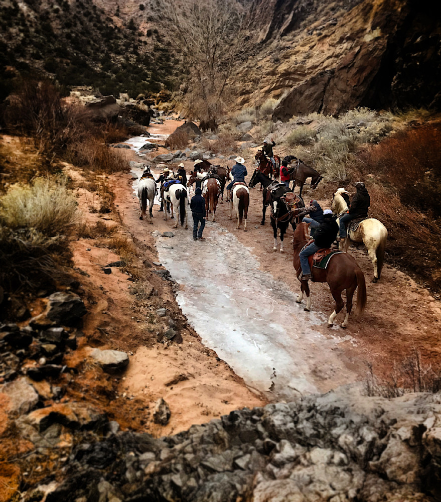 cowboys in the canyon, dts films, fine art photography 