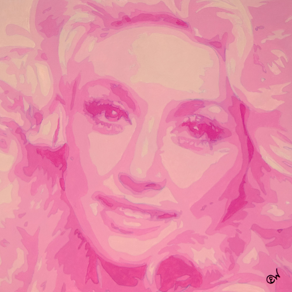 Dolly Parton Fine Art Monopalette Print