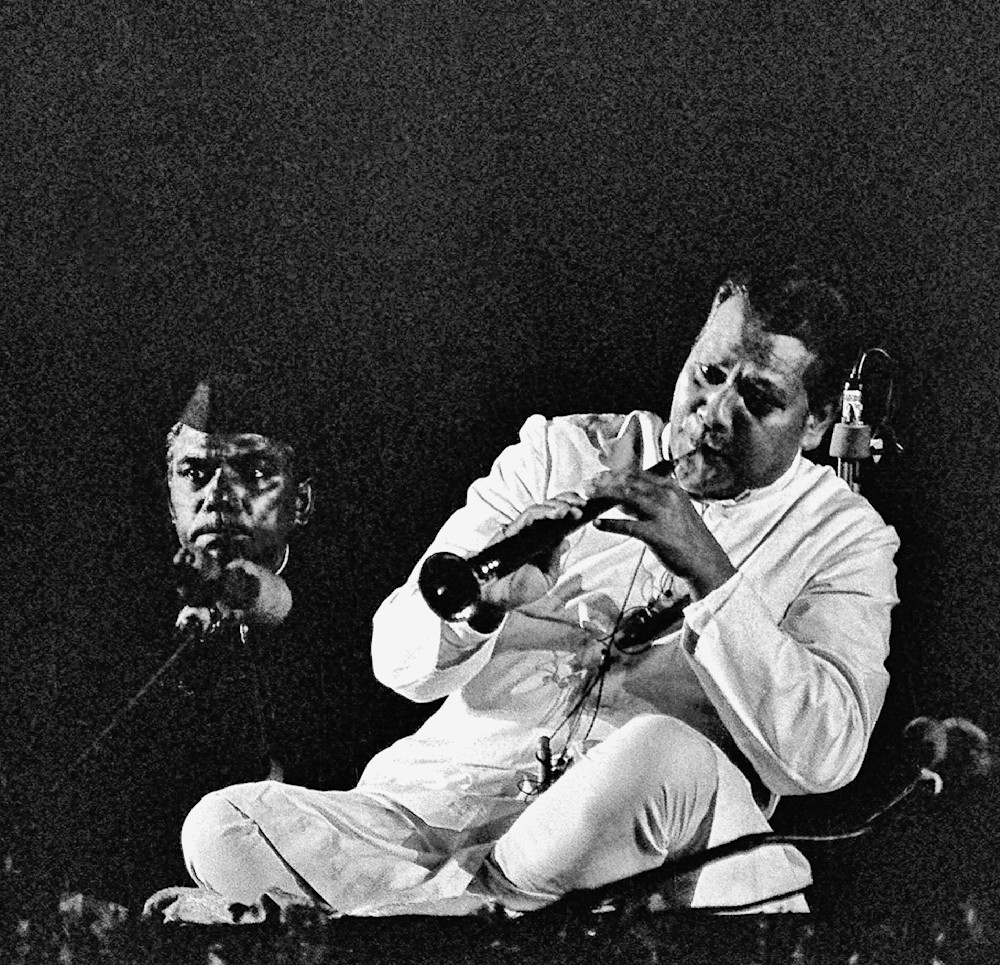 Ravi Shankar performing at Monterey Pop Festival
