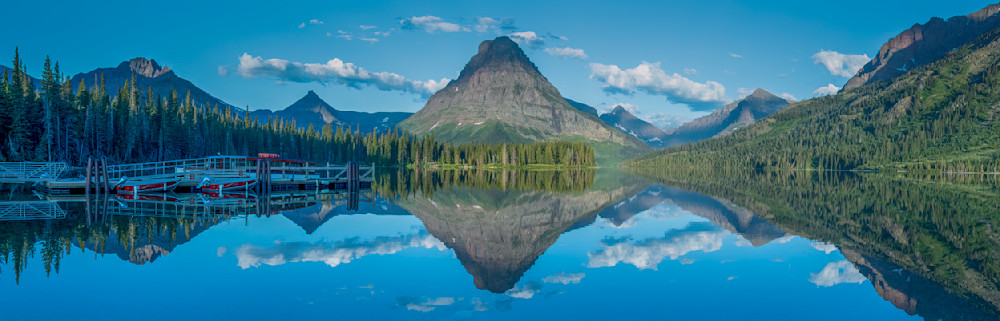 Early Morning Two Medicine Lake And Sinopah Mountain Art | Keith Taylor Photography