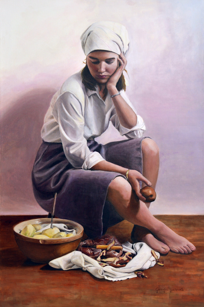 Contemplation Art | Jennifer Zardavets Art