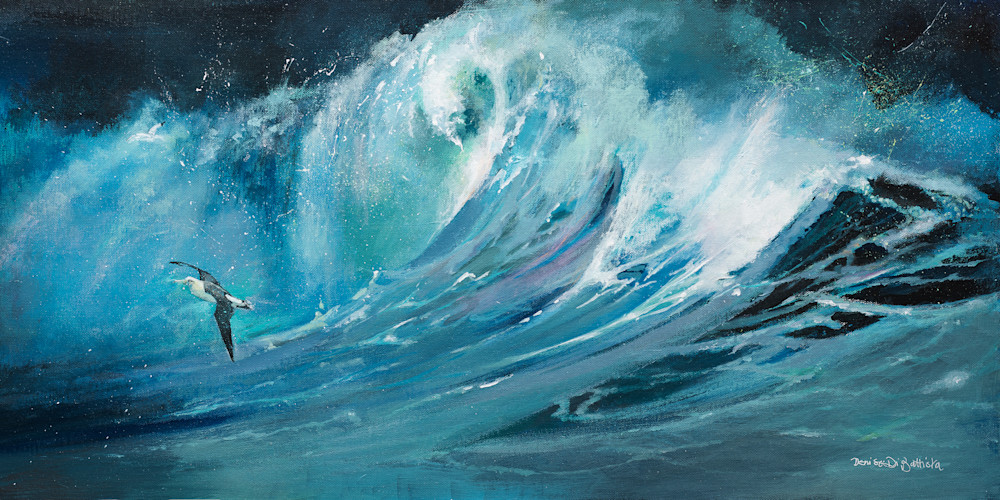 Stormy Dramatic Waves Art Print