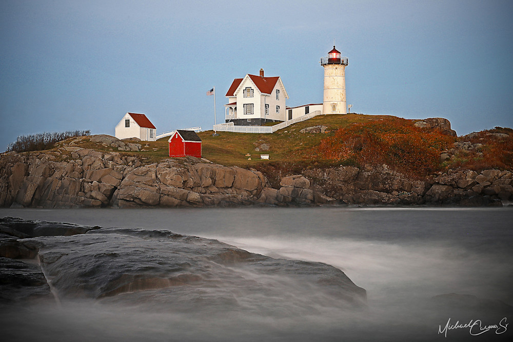 Cape Neddick Lighthouse Maine Photography Art |  Carmo Wildlife Photography