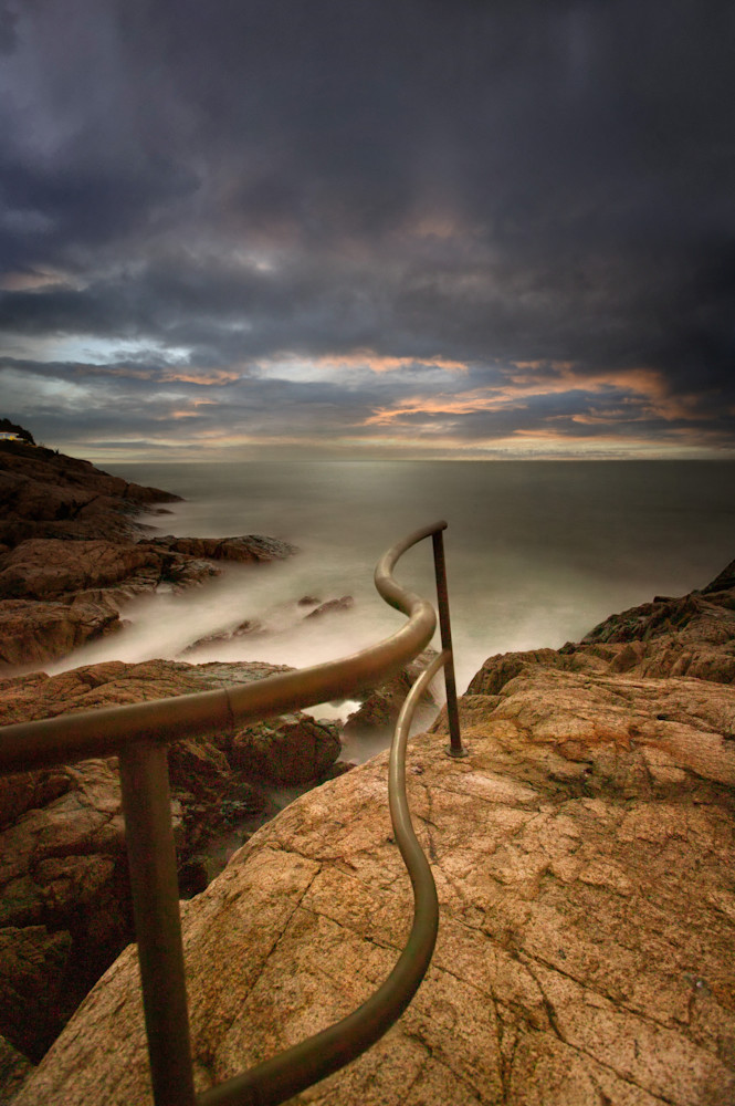 Railing To The Atlantic #1 Photography Art | Gareth Rockliffe Landscape Photography