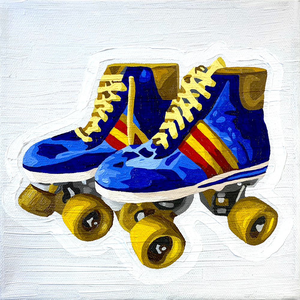 Primary Color Skates Art | Tara Barr Art