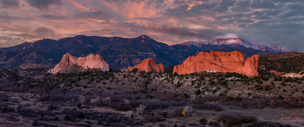 Watermelon Sunrise At Garden Of The Gods Photography Art | Mountain West Photography