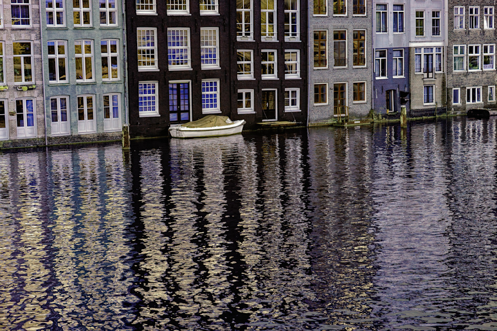 Reflections on Canal, Amsterdam, Netherlands