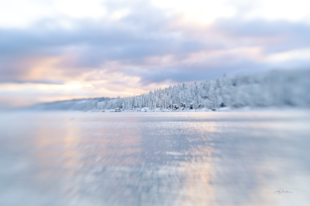 Abstract Winter Lake I Photography Art | Niobe Burden Fine Art Photography