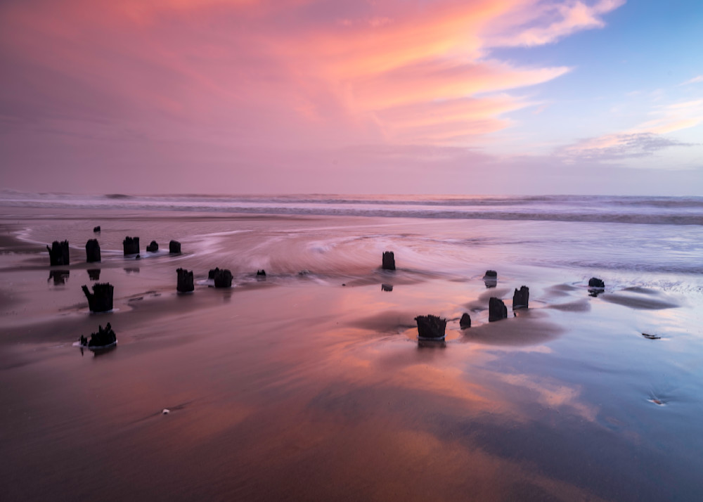 Twin Lake State Beach Sunset, Santa Cruz California Photography Art | Tom Ingram Photography