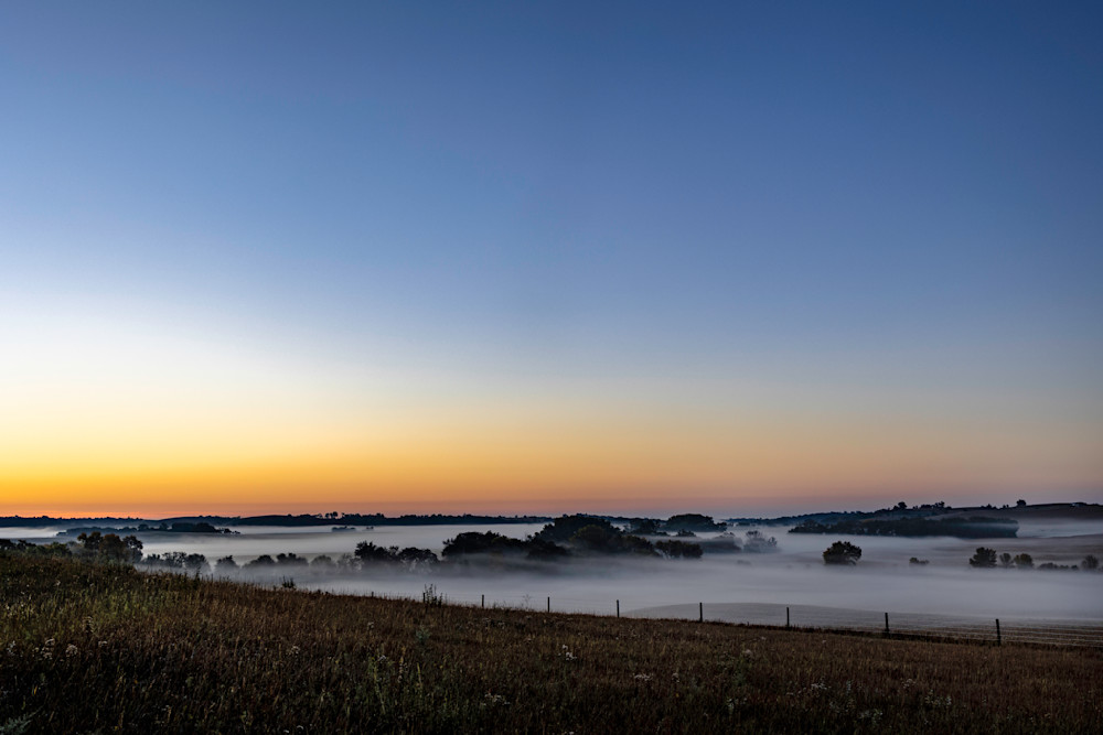 Sunrise Over Misty Valley Photography Art | Kevin Morris Photography USA