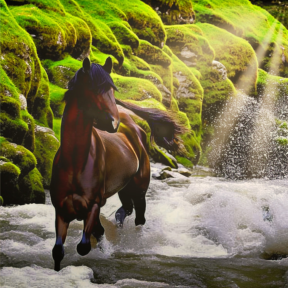 Horse And Water   X3 Mc Togbvv Z Ckj7d Is7o  1  Km1ry Photography Art | JPG Image Studio