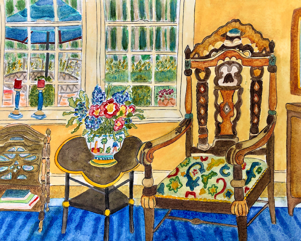 Sitting Room Window Art | Becki Thomas Art
