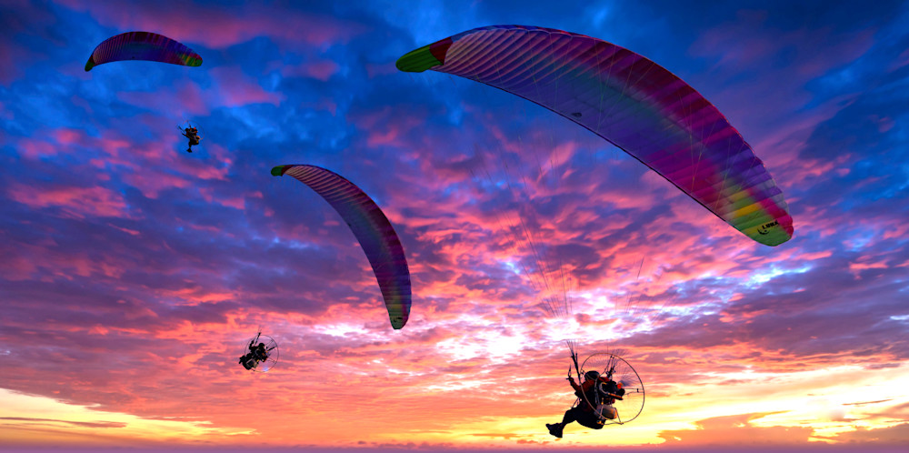 Paragliders Photography Art | Audrey Nilsen Studios