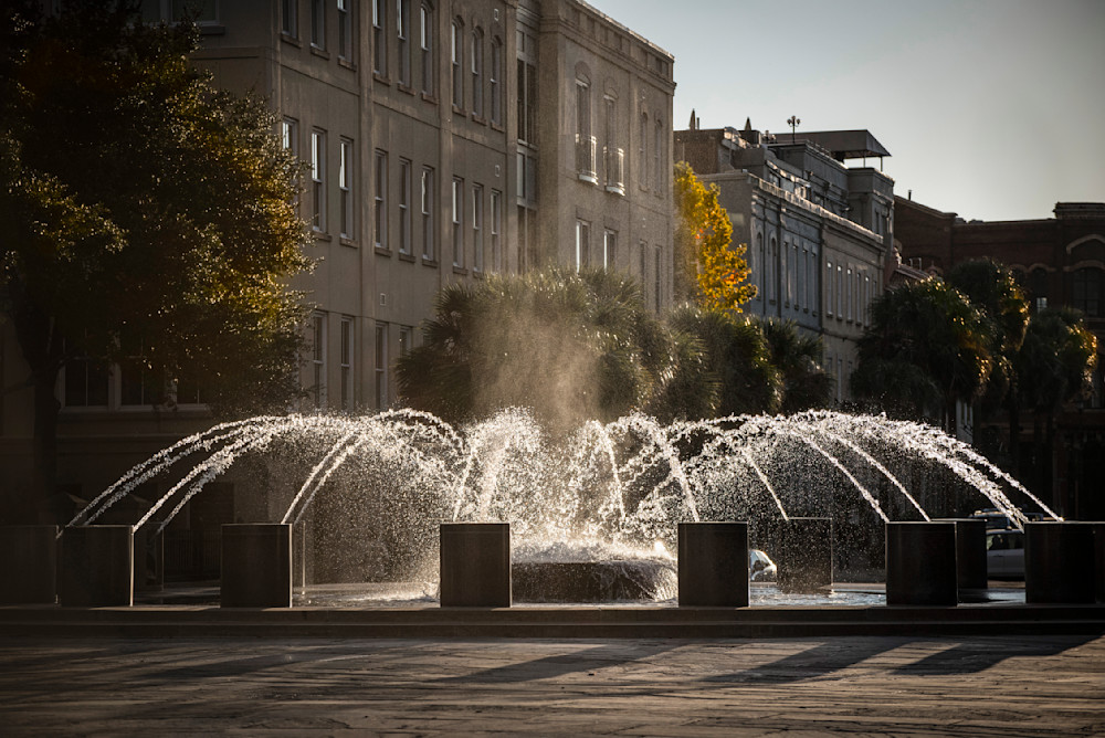 South Carolina-Downtown Fountain