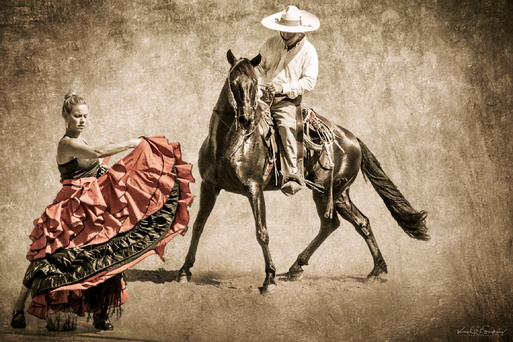 The Charro And The Flamenco Dancer Photography Art | Karen O'Shaughnessy Photography