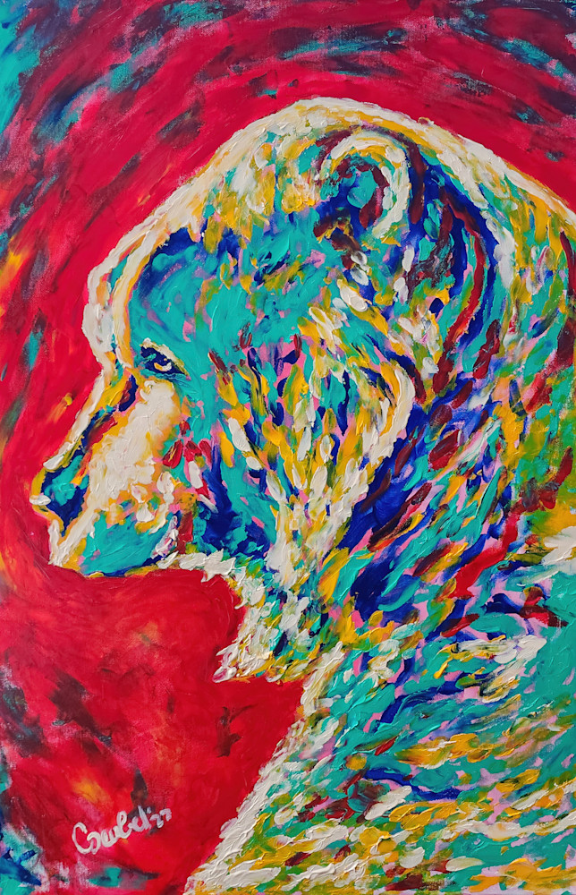 Sheepish Bear Painting