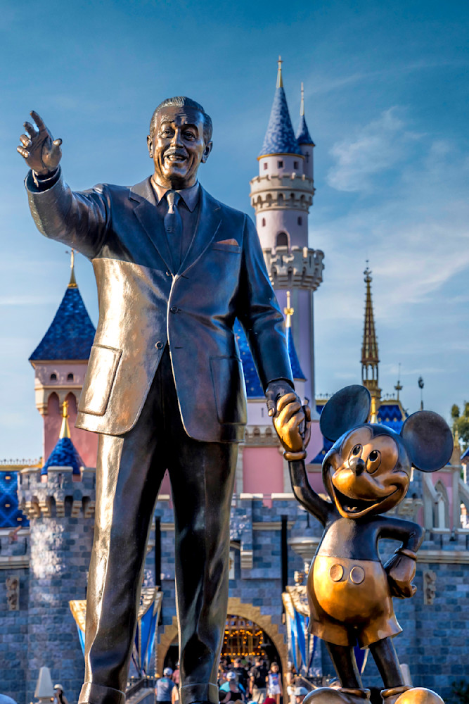 Partners Statue Disneyland California 2 - Disneyland Art | William Drew