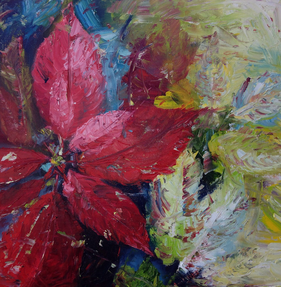 Poinsettia Art | Bobbi K. Samples Art