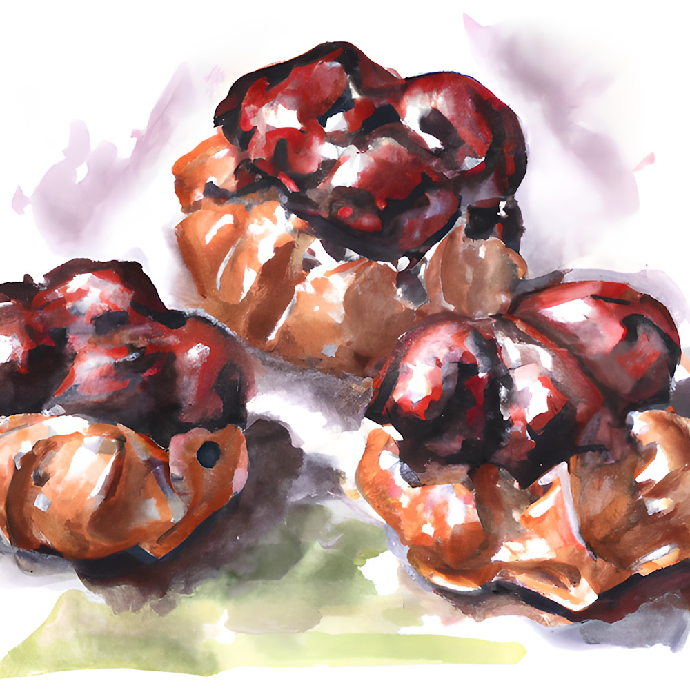 Blueberry Cream Puffs Art | Joni Barriere Artist