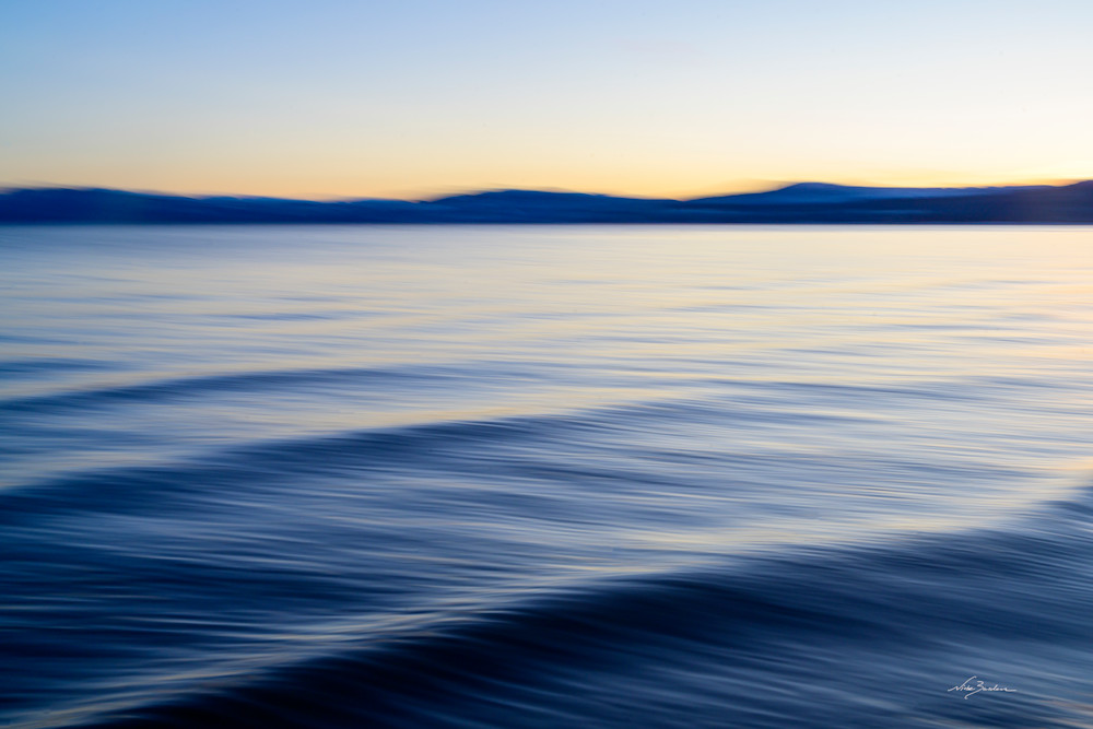 Abstract Lake Waves I Photography Art | Niobe Burden Fine Art Photography