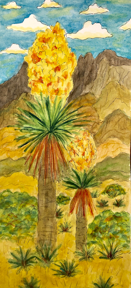 Blooming Yucca Art | Becki Thomas Art