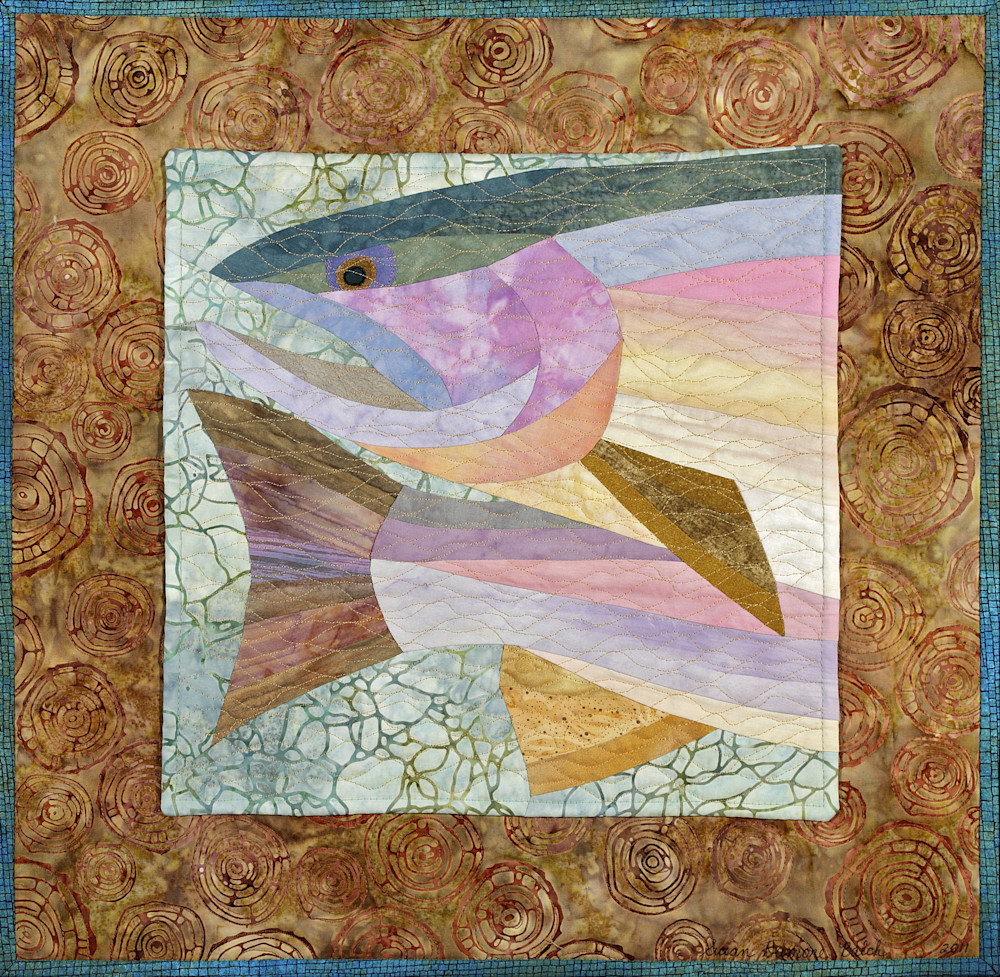 Rainbow Head/Tail  Art | Susan Damone Balch Art Quilts