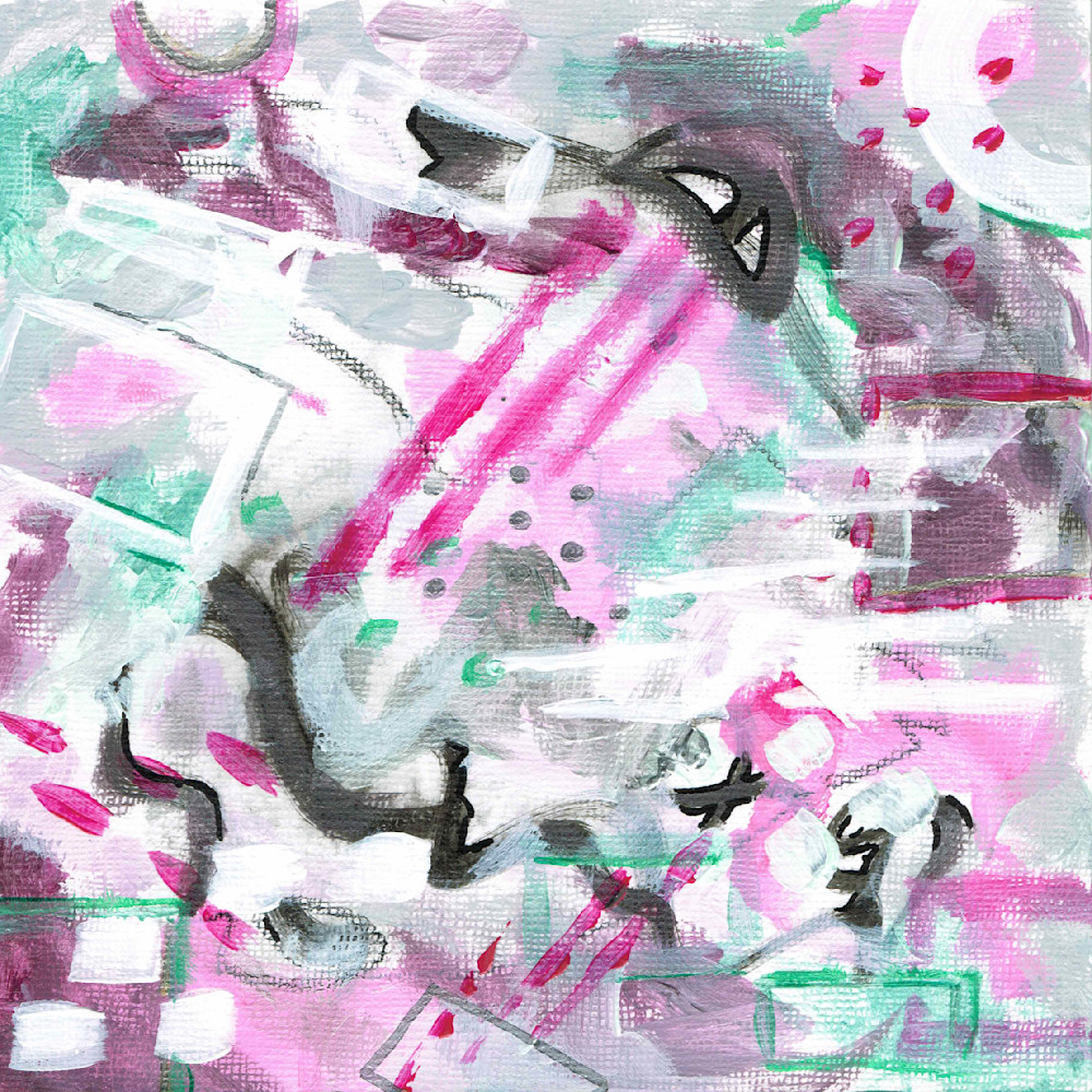 Pink Punk03 Art | Paintpourium