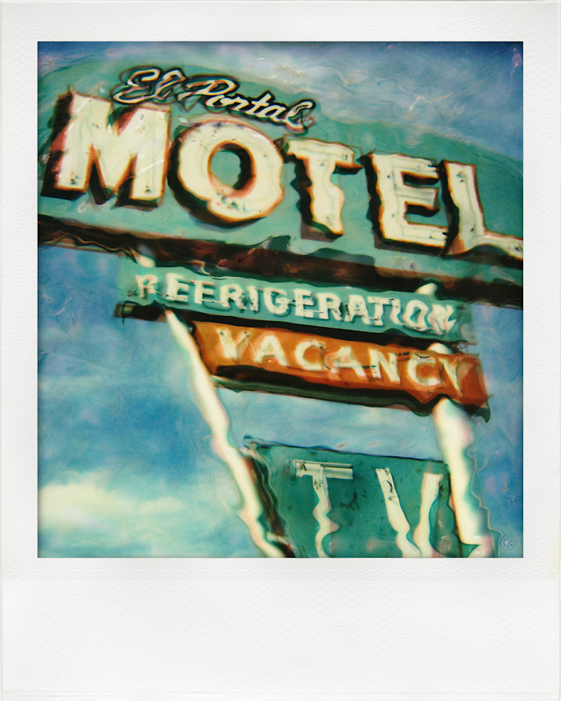 Polaroid Frame El Portal Motel Kg Art | kevingarrison