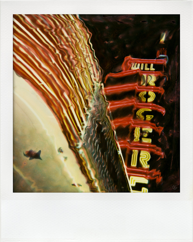 Polaroid Frame Will Rogers Night Kg Art | kevingarrison