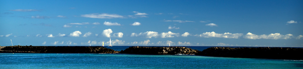 Oahu Sailing Panorama Photography Art | Playful Gallery by Rob Harrison