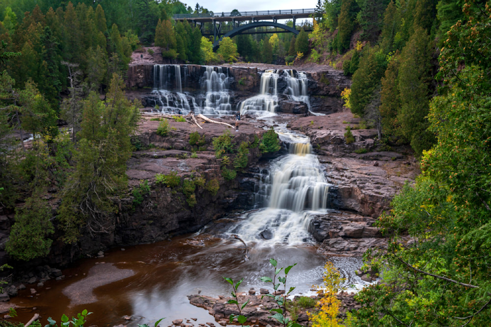 Gooseberry Overlook - Waterfall Canvas Print | William Drew