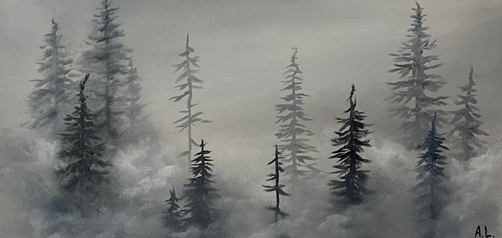 Misty Forest No.1 Art | Arianna Lomeli Fine Art Studio