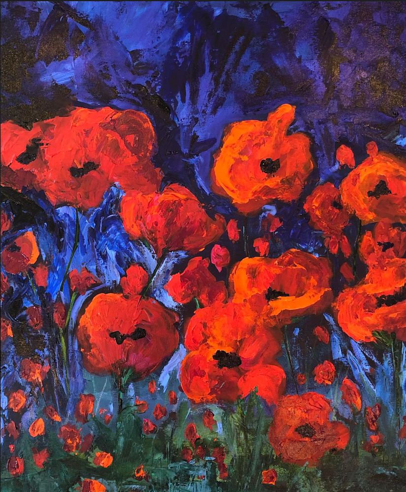 Dreaming Of Poppies Art | Marlaina Faye 
