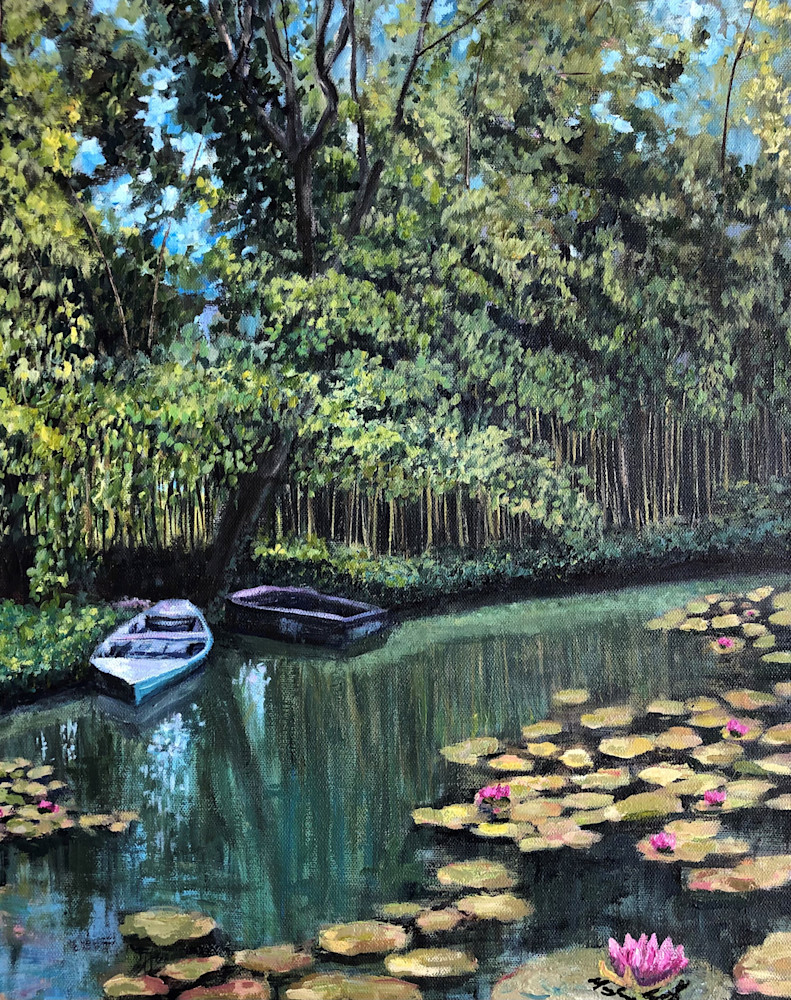  A Day At Monet's Pond Art | Marlaina Faye 