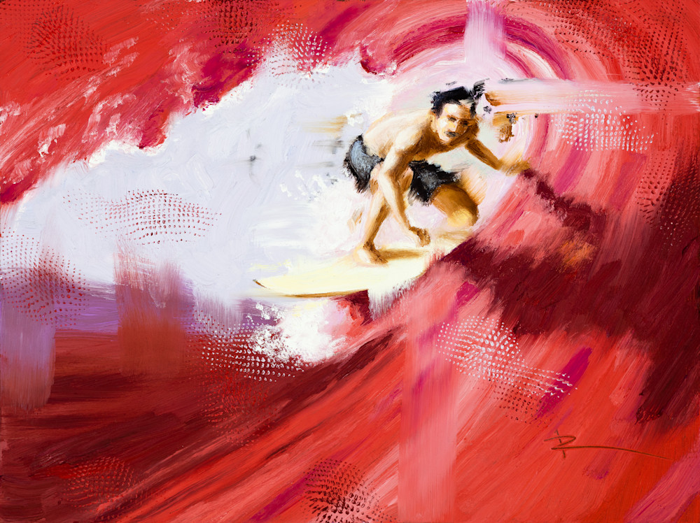 20221228 Surfing Red Art | Rich Wilkie inc