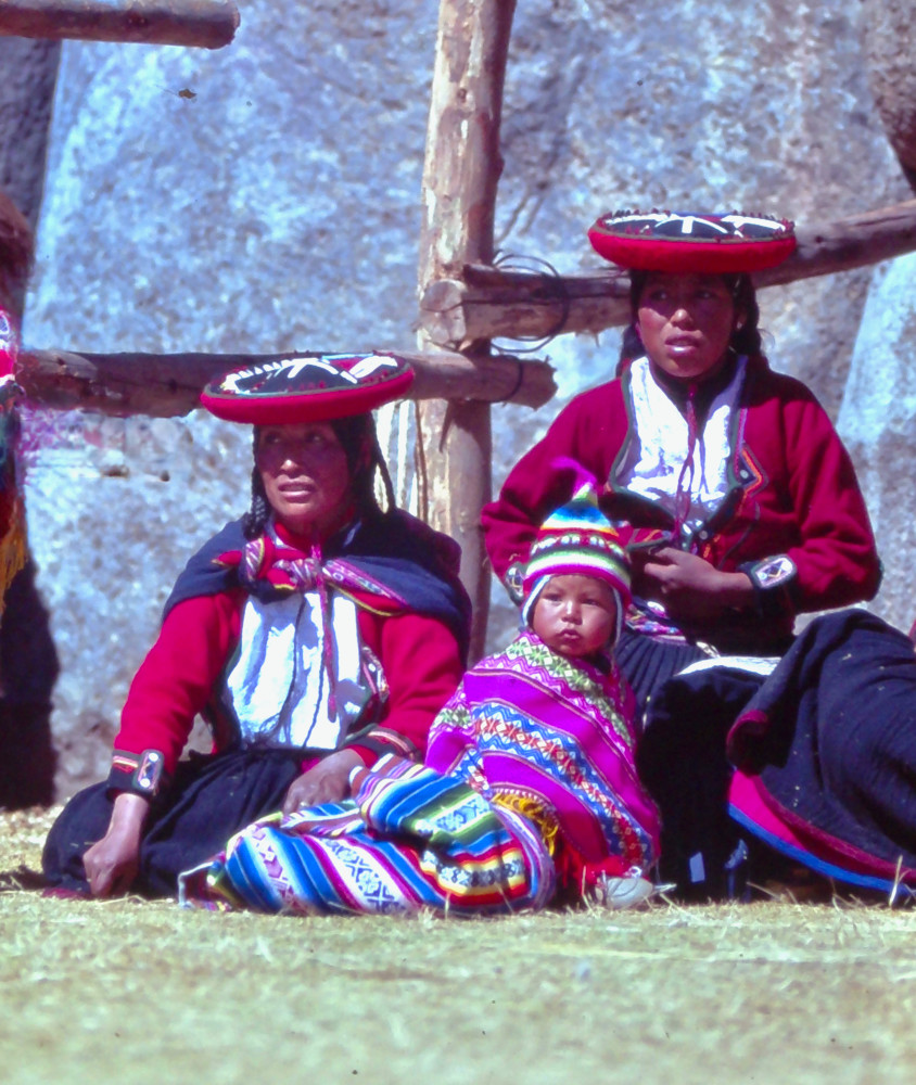 Quechua Family  In The Peruvian Andes    Cusco, Peru Photography Art | Steve Wagner Photography
