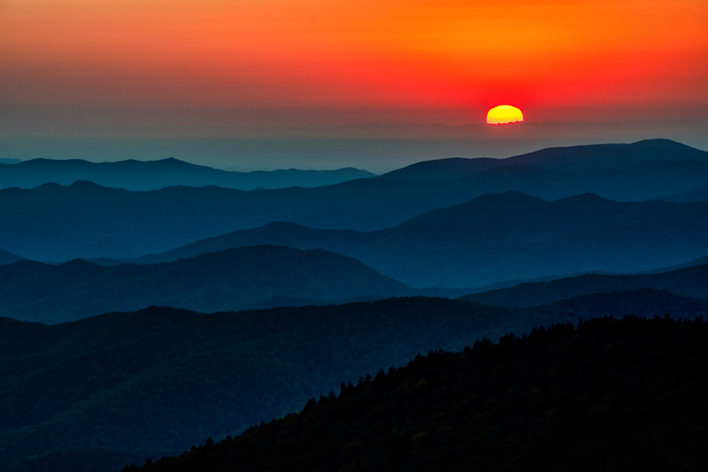 Clingmans Dome Sunset - Great Smoky Mountains National Park fine-art photography prints