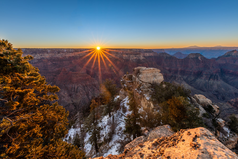 Sunrise at North Rim Grand Canyon