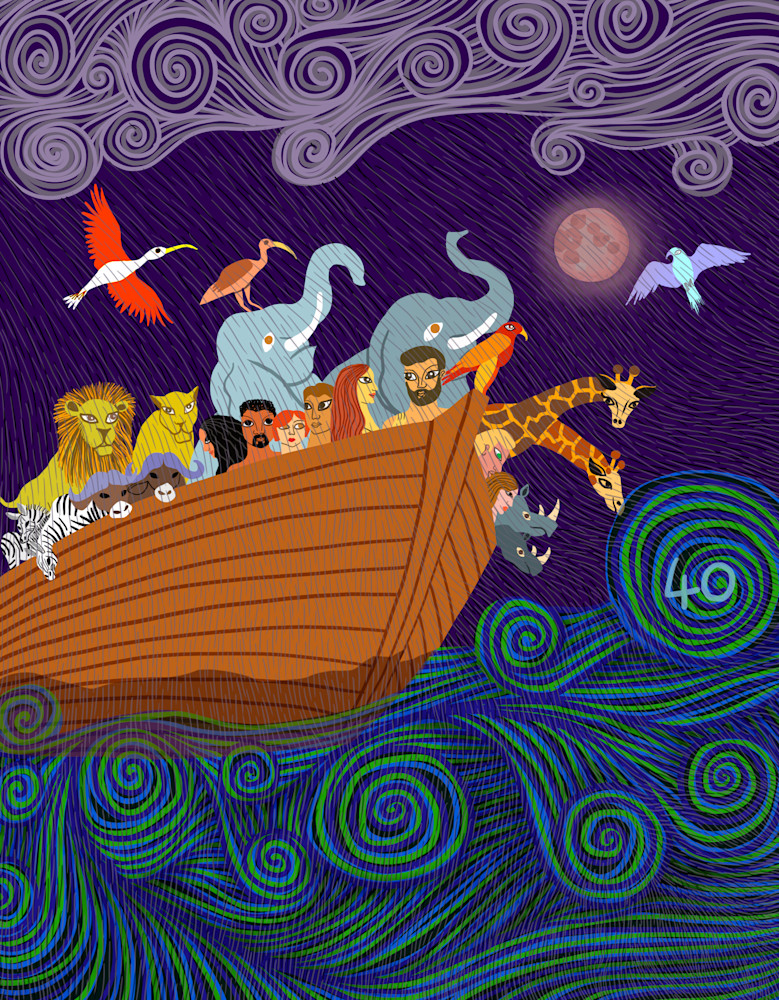Buy 'NOAH'S ARK (GENESIS 7)' Artwork at Wow Bible Online Art Store