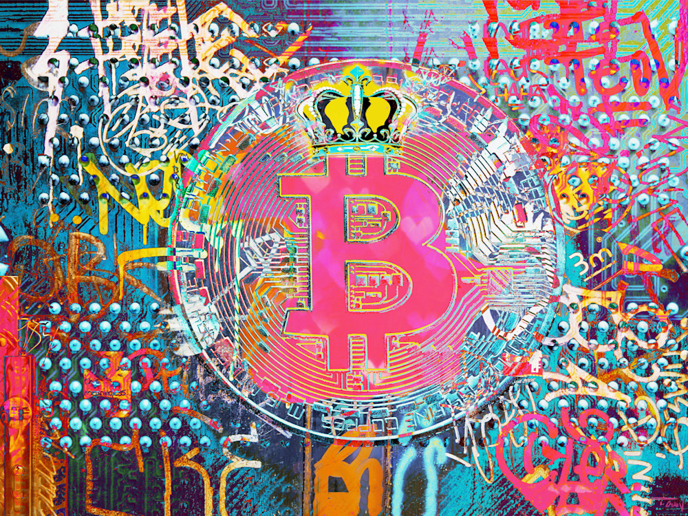 Bitcoin Graffiti Art 25 Art | Irena Orlov Art