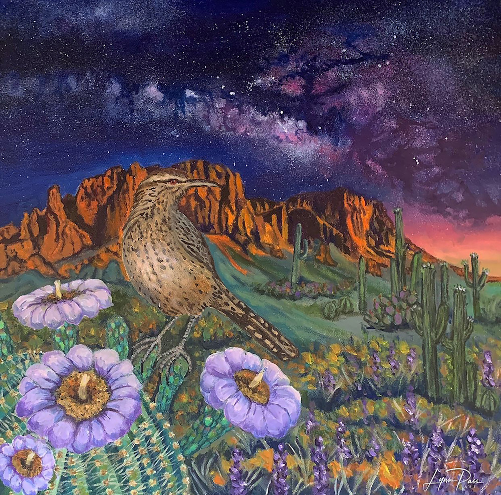 Nightfall, Sonoran Desert Art | Lynn Pass Art