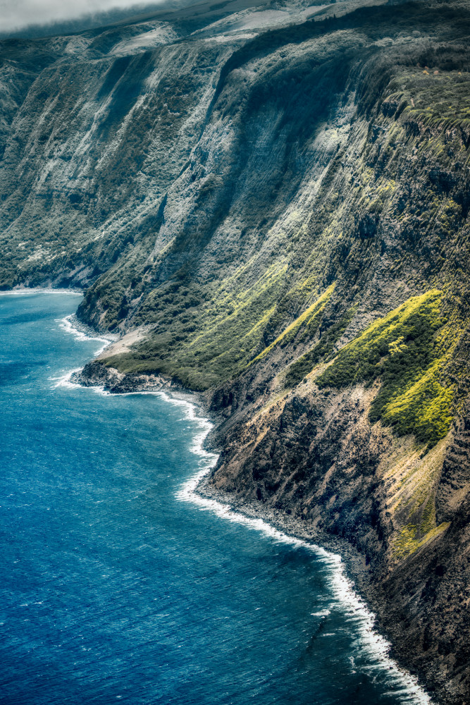 Magnificent Molokai Sea Cliffs Ii (Artisan Collection) Photography Art | Soaring Whales Photography LLC